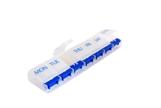 Flip-Up Push Button Pill Organiser - 