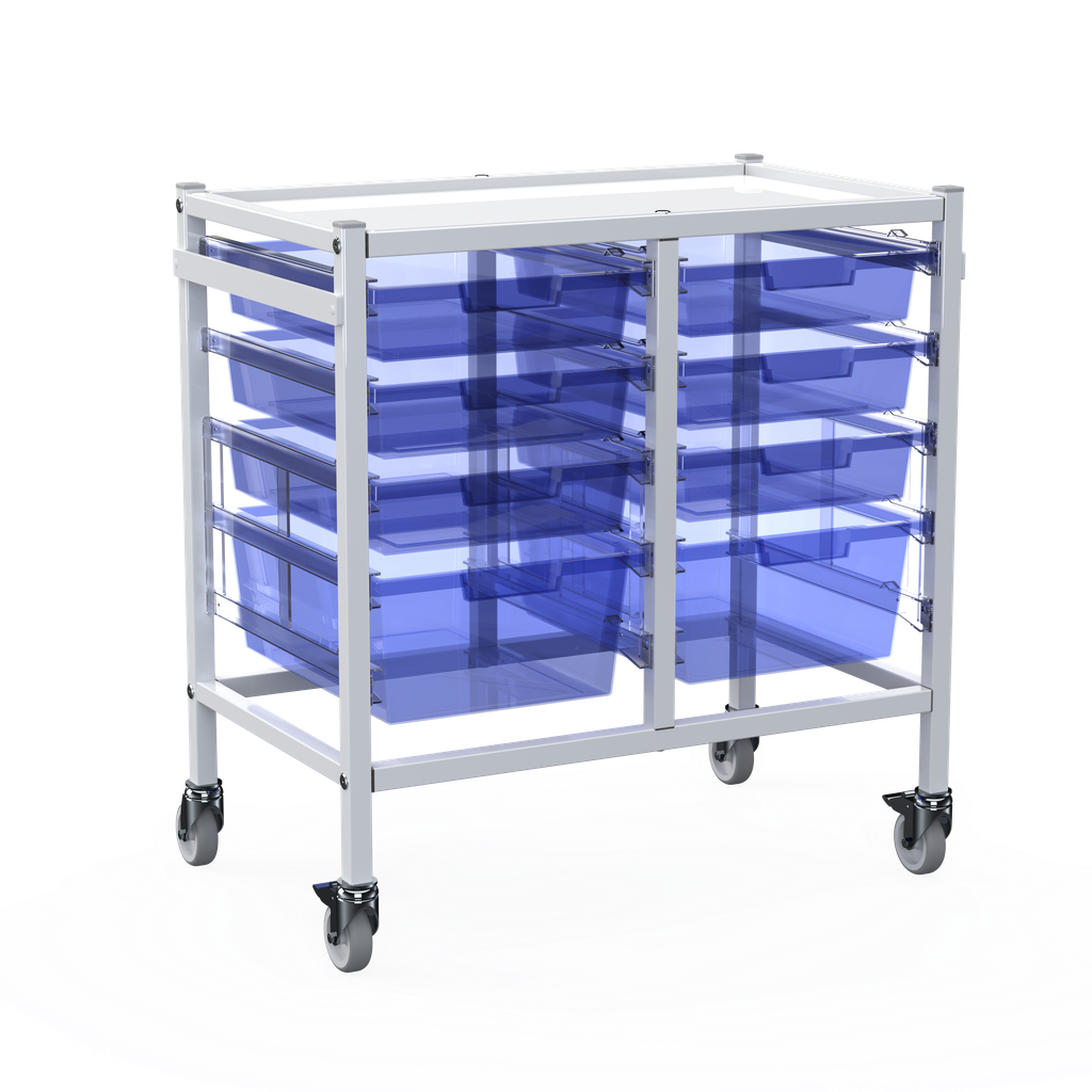 Shuttleworth Low Double Medical Storage Trolley - 