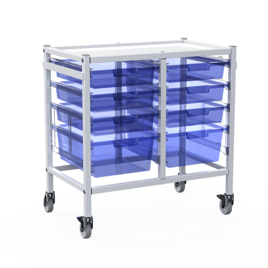 Shuttleworth Low Double Medical Storage Trolley - 