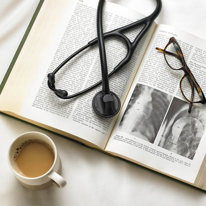 Littmann Master Cardiology Stethoscope: All Black 2161 - Over Engraved - Littmann Stethoscopes