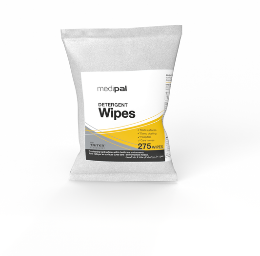 Medipal Detergent Wipes - Refill Bag of 275 - 