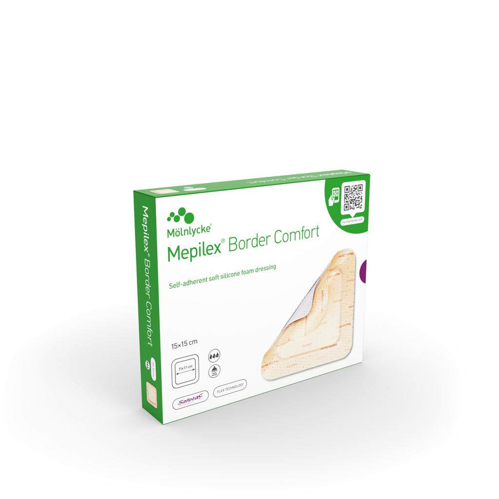 Mepilex Border Comfort 10cm x 10cm - Single