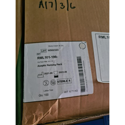 Rocialle Single Use Aseptic Nursing Pack - CASE OF 100 - CLEARANCE - Rocialle