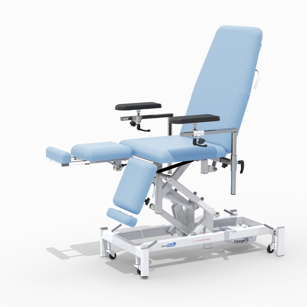 Medi-Plinth Phlebotomy Chair With Split Legs - Electric - 