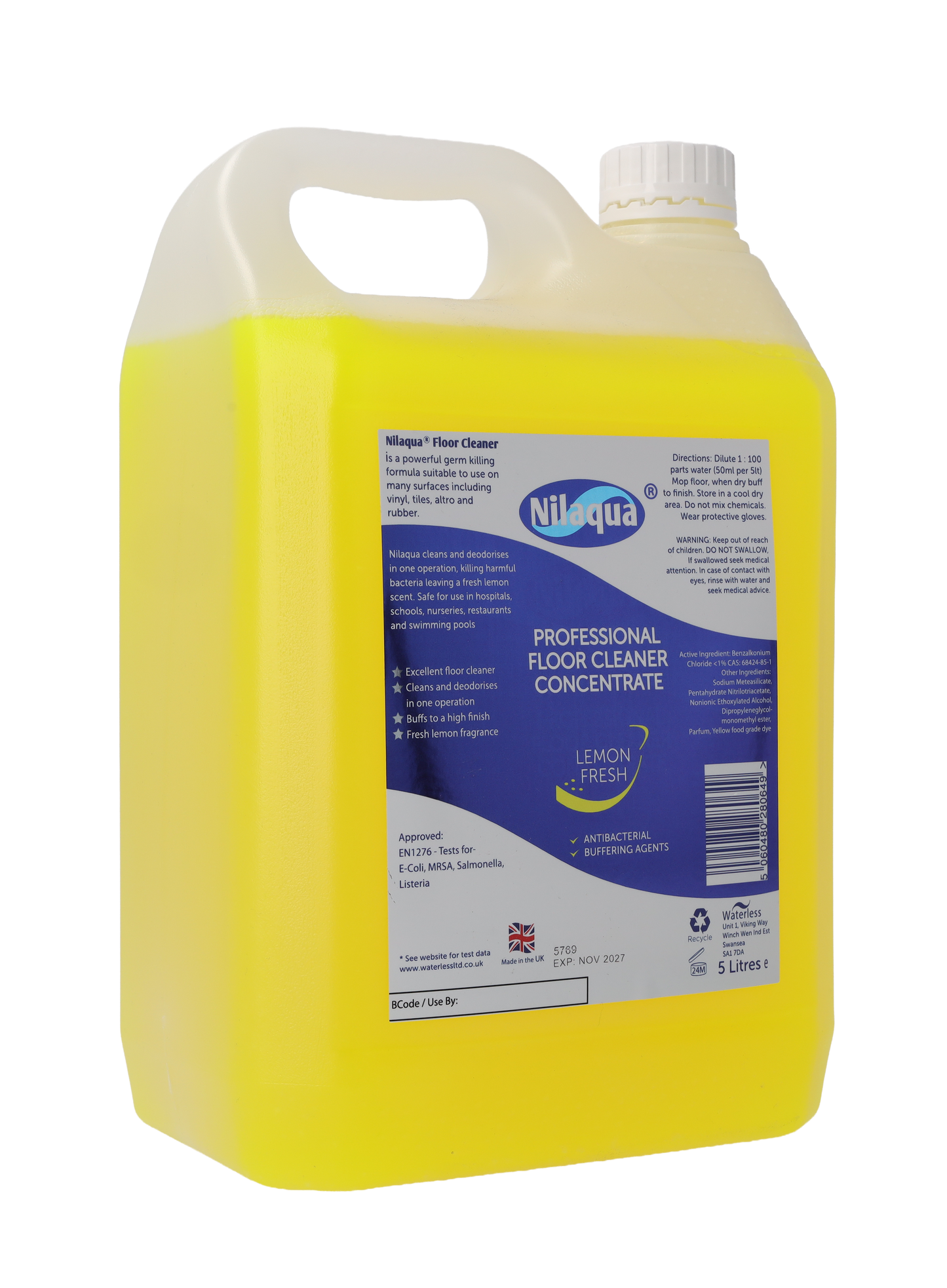 Nilaqua 5L Pro Floor Cleaner - Nilaqua