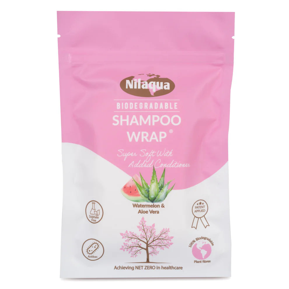 Nilaqua Biodegradable Shampoo & Conditioner Wrap - Antibacterial - 