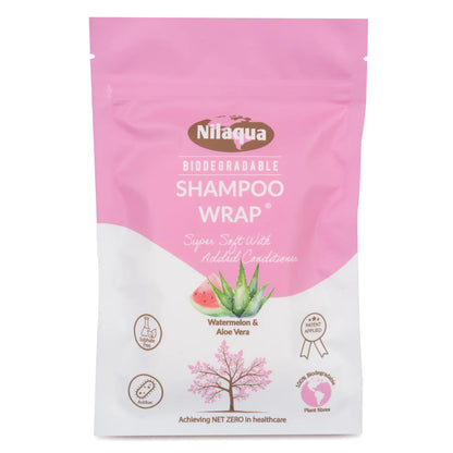 Nilaqua Biodegradable Shampoo & Conditioner Wrap - Antibacterial - 