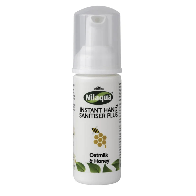 Nilaqua Oatmilk & Honey Alcohol Free Hand Sanitiser - 50ml - 