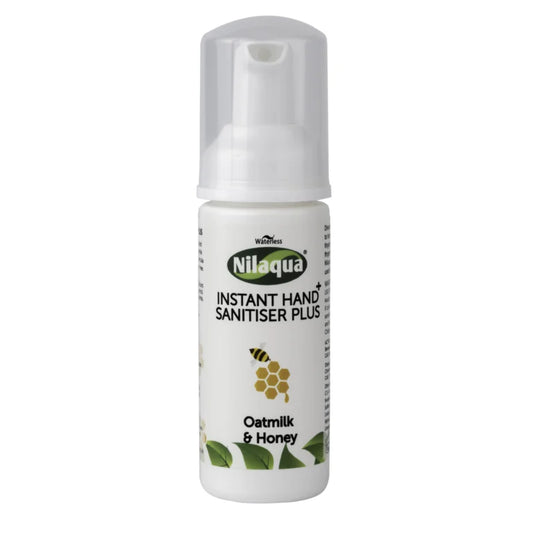 Nilaqua Oatmilk & Honey Alcohol Free Hand Sanitiser - 50ml - 