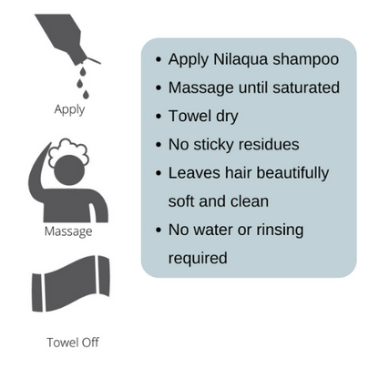 Nilaqua Towel Off Shampoo - 200ml