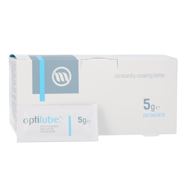 Optilube Sterile Lubricating Jelly 5g Sachets - per Box 150 – Medisave UK