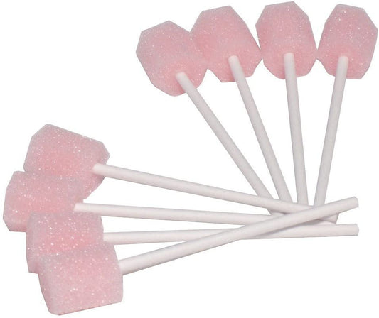 Pink Oral Swabs - Box of 250 - Omnitex