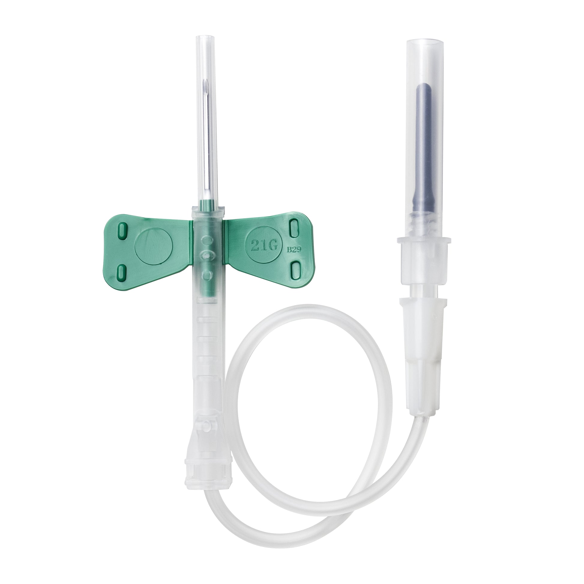 Verisafe Butterfly Blood Collection Needles - with Luer Adapter, 21G, 178mm x 100 - 
