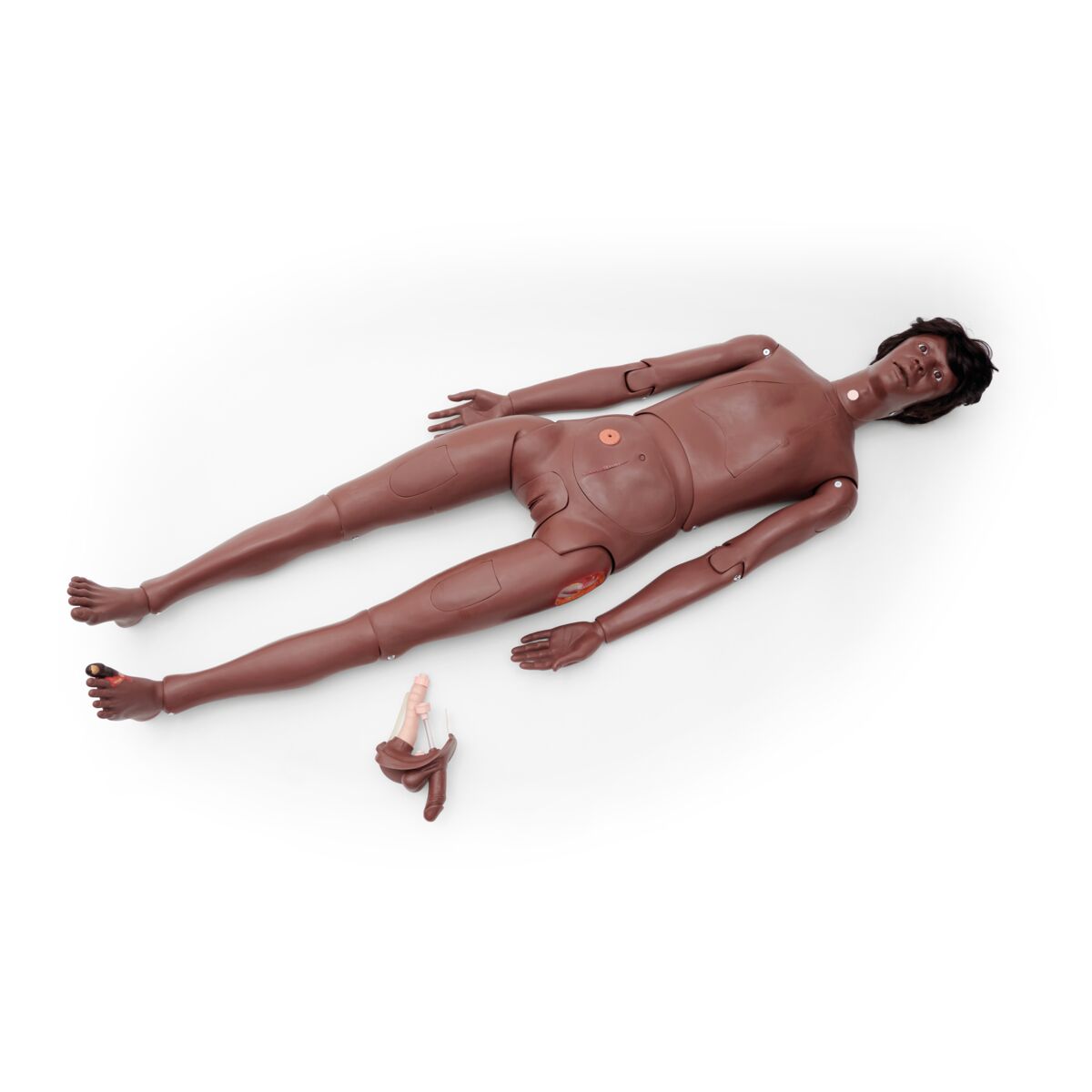 3B Scientific® Basic Patient Care Manikin - Dark Skin