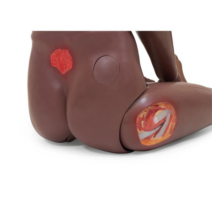 3B Scientific® Basic Patient Care Manikin - Dark Skin