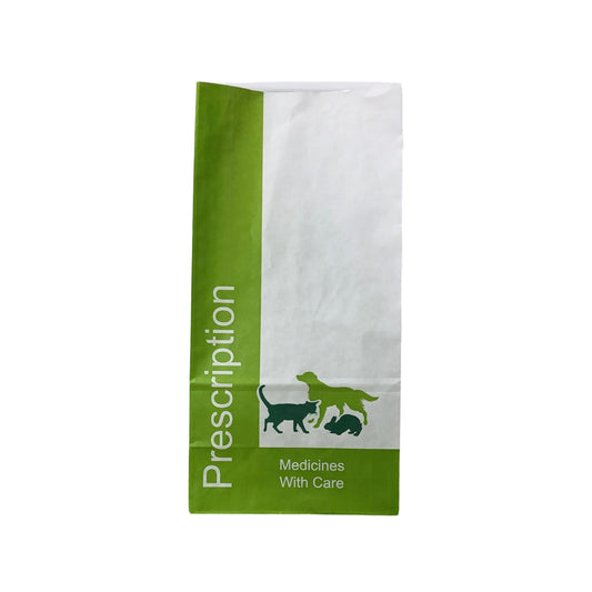 ProPac® Vet Paper Prescription Bags - (h)240 x (w)120 x (g)80mm - Pack of 1000