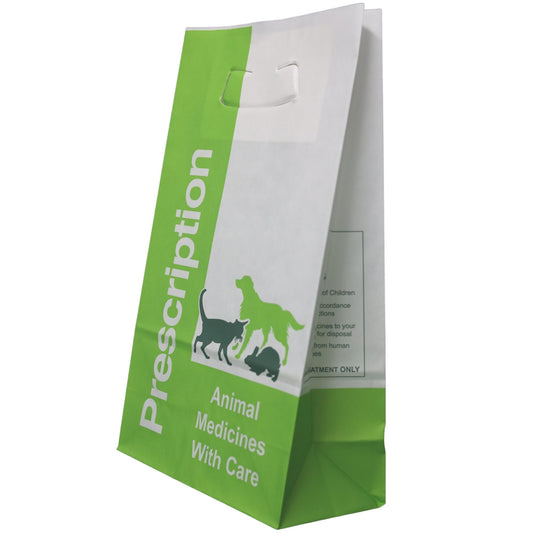 ProPac® Vet Paper Prescription Bags - 300x80x180mm - Pack of 500 - Valley Northern