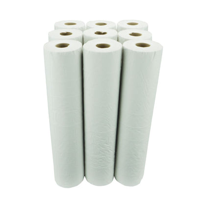 Hygiene Couch Rolls White 50m 2-Ply - Case of 9 Rolls