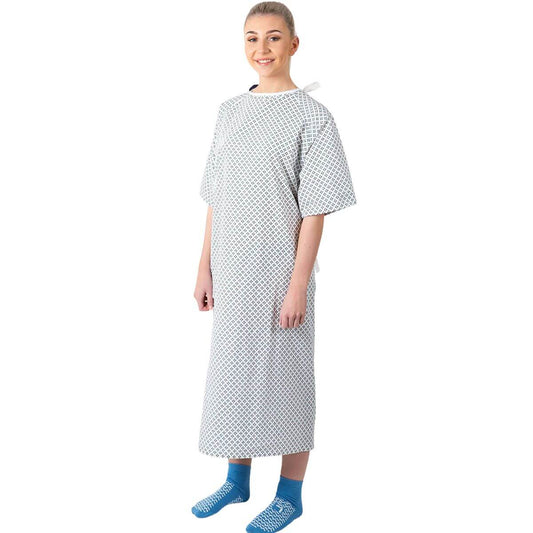 Lapover Patient Gown One Size - Single