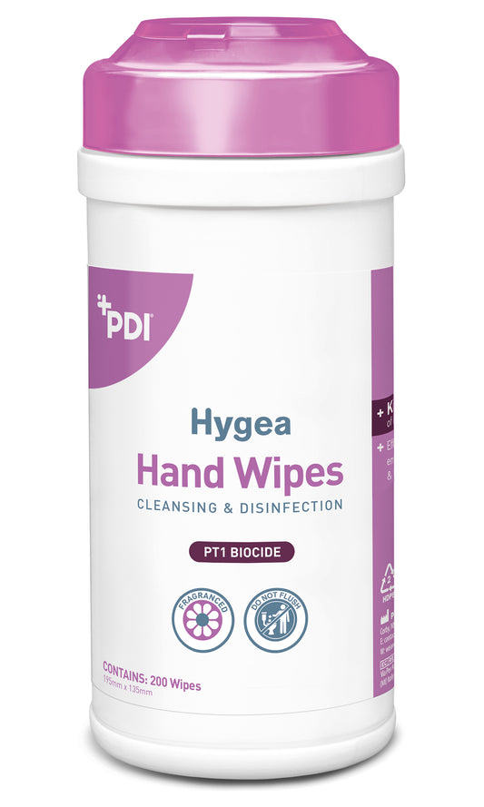 Hygea Hand Wipes - Tub of 200