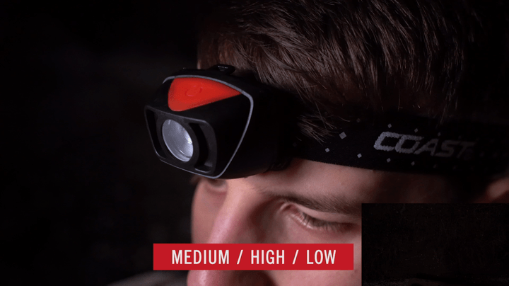 Coast Polysteel 60 Headlamp - Ultra View - 400 Lumens