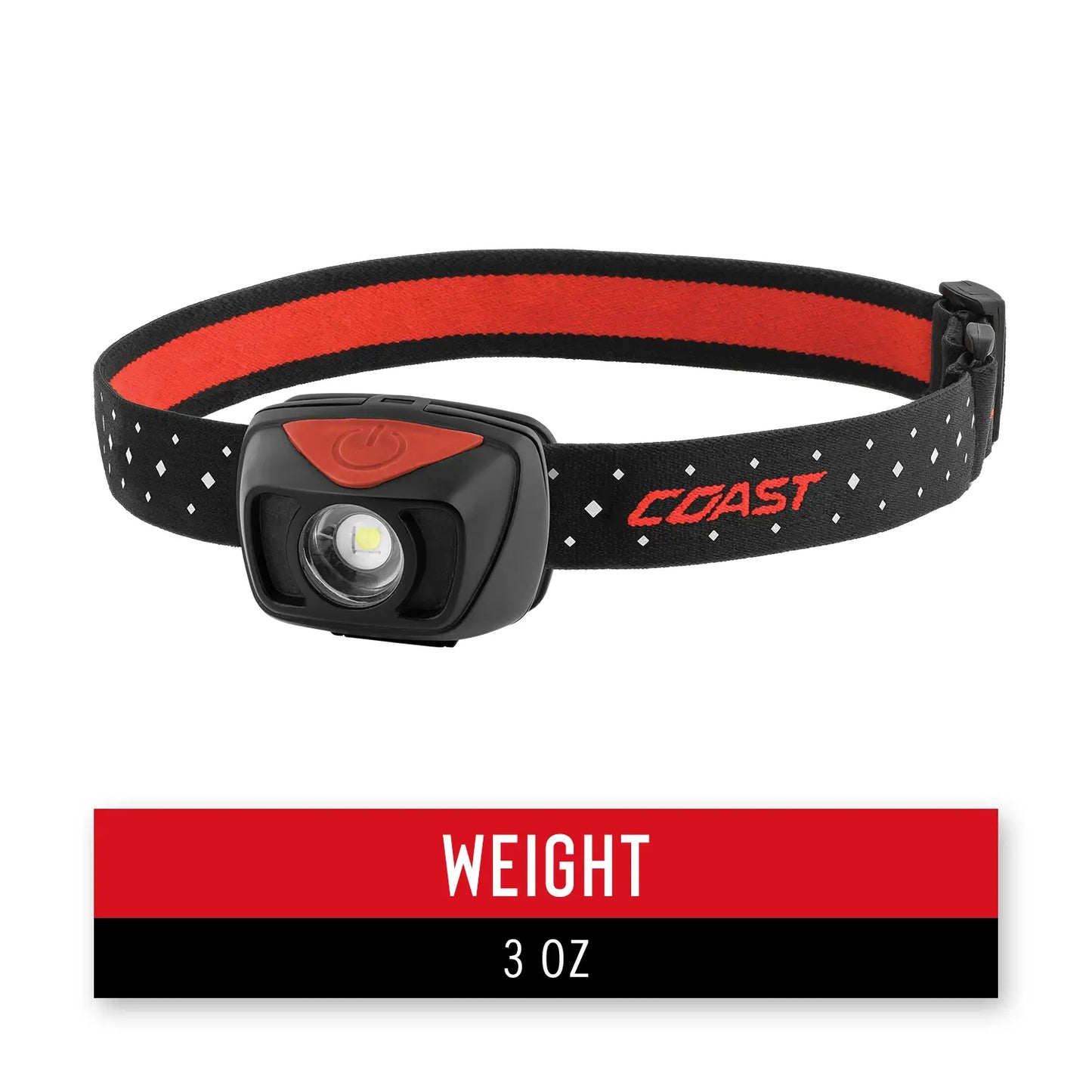Coast Polysteel 60 Headlamp - Ultra View - 400 Lumens