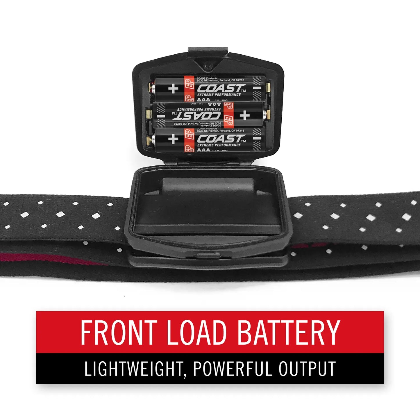 Coast Polysteel 60 Headlamp - Ultra View - 400 Lumens