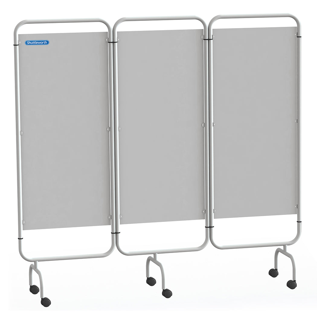 Solid Panel Ward Screen - White - Shuttleworth
