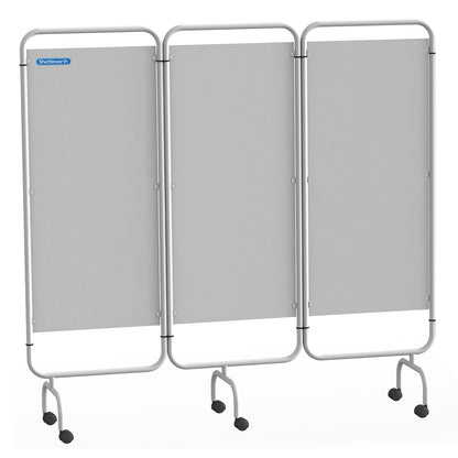 Solid Panel Ward Screen - White