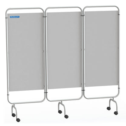 Solid Panel Ward Screen - White - Shuttleworth