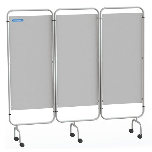 Solid Panel Ward Screen - White - Shuttleworth