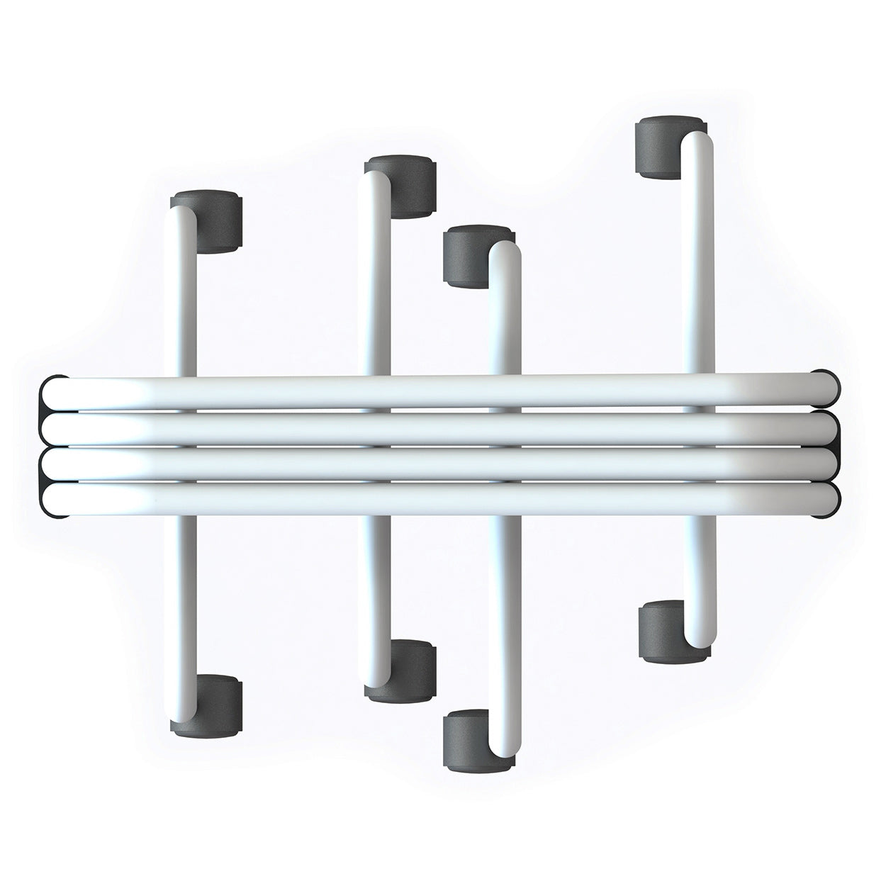 Solid Panel Ward Screen - White - Shuttleworth