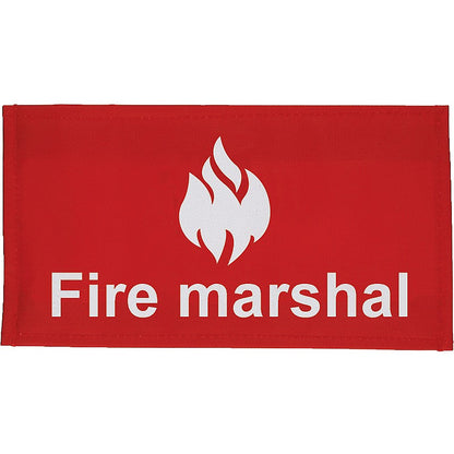 Fire Marshal Armband, Velcro Closure - Single - 