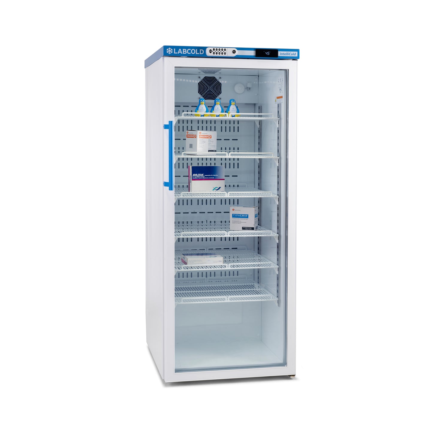 Labcold DigiLock Glass Door Free Standing Pharmacy & Vaccine Refrigerator - 340L