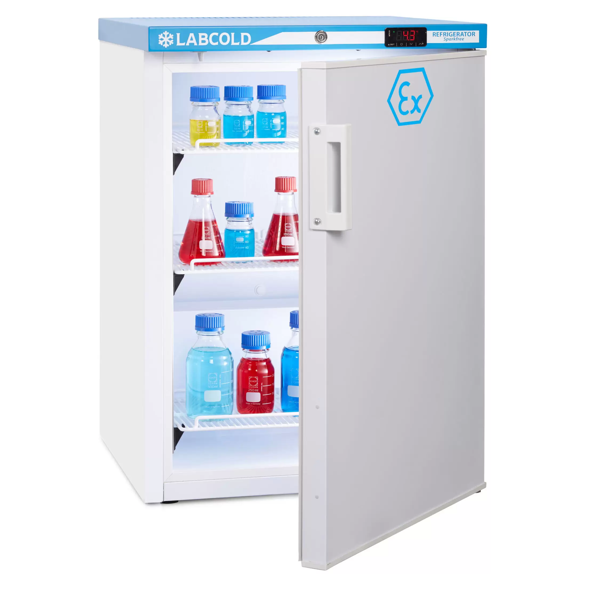 LABCOLD SPARKFREE FRIDGE - 150 litres - lockable - ATEX CERTIFIED - 