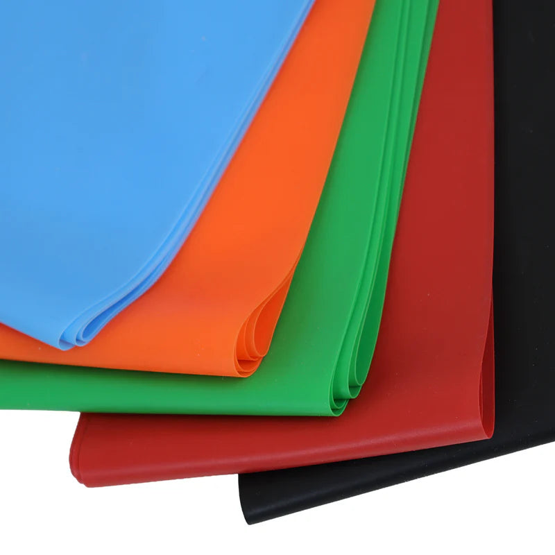 Red Extra Heavy Resistance Band - 4mm thick x 10cm wide x 45m long - 