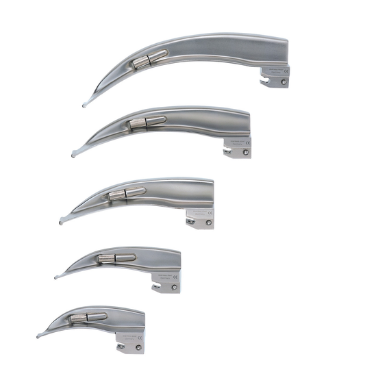 (laryngoscope) BLADE, McIntosh n°4, adult large, lamp, reus - 