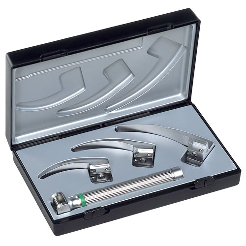 ri-integral Fibre Optic (F.O.) Laryngoscopes McIntosh set - 
