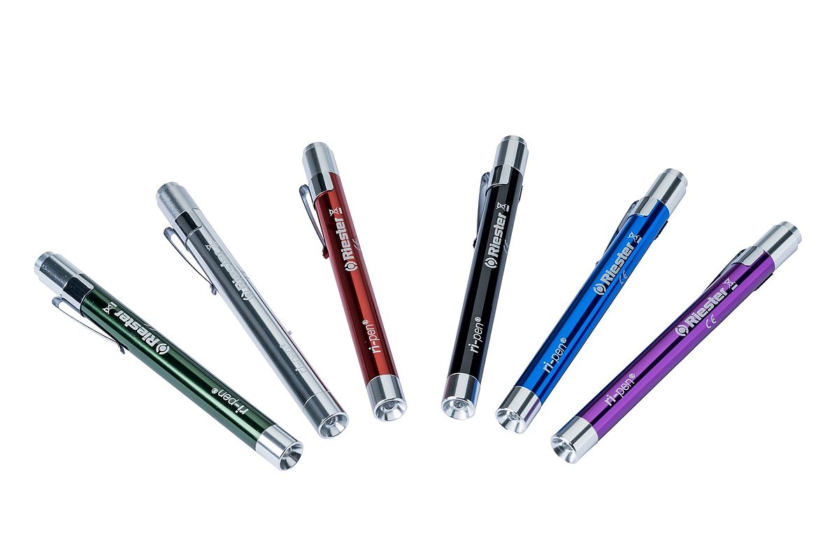 Ri-Pen® Diagnostic Penlight - Assorted Colours - Pack - Riester