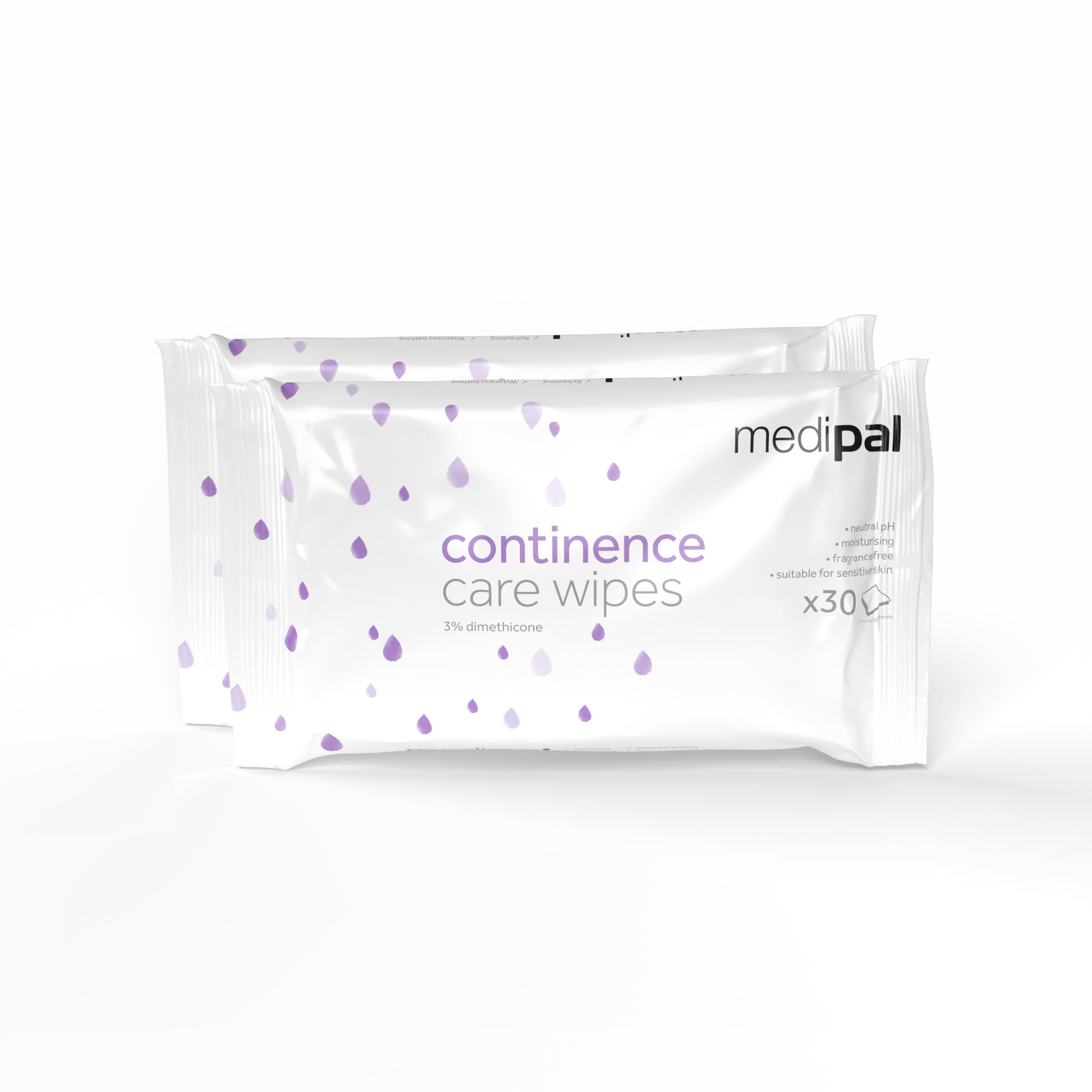 Medipal Continence Care Wipes - Pack of 30 - 