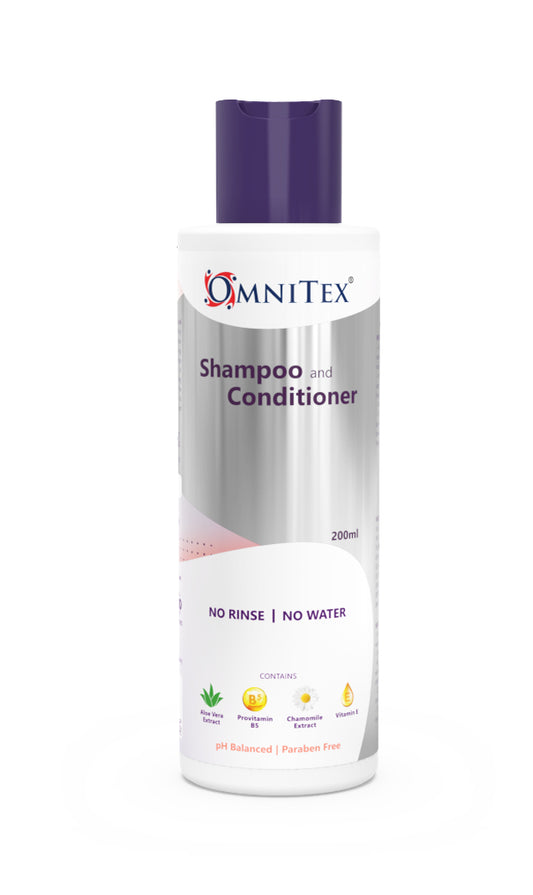 Omnitex Rinse Free Shampoo & Conditioner 200ml