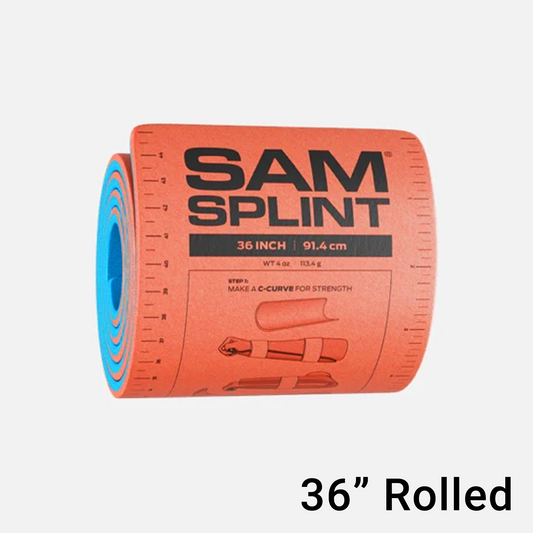 SAM® Splint 36" 91.4cm x 10.8cm Large Rolled - Orange & Blue