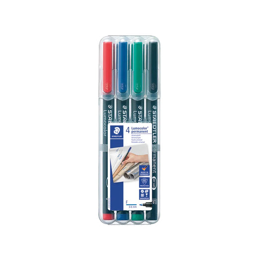 Staedtler Lumocolour Fine Permanent Pen - Assorted - Vow