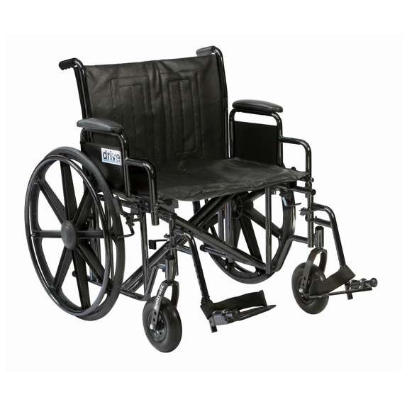 Sentra Wheelchair with Drum Brakes - 22 Inch - 