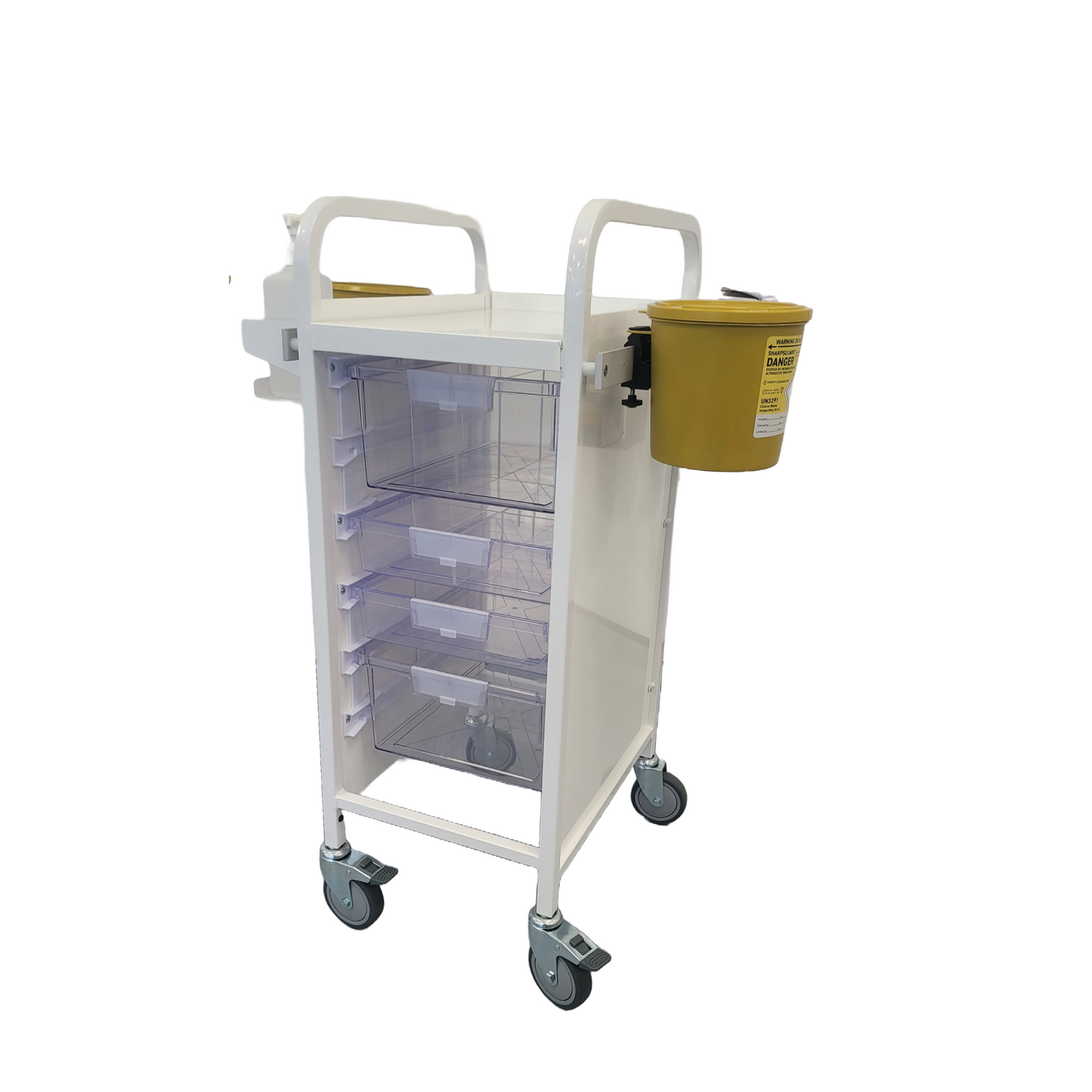Vaccination Trolley Vista - Clear Trays - 