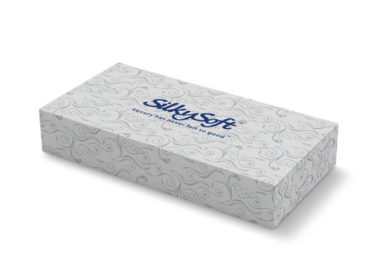 Silky Soft Luxury Facial Tissues 2ply 100 sheets (CASE OF 36)
