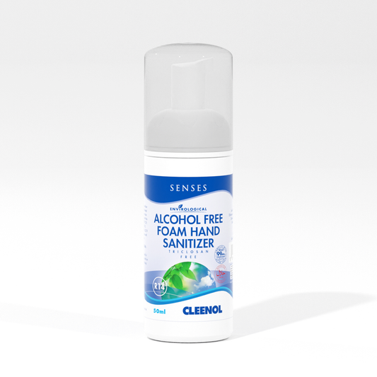 Senses Alcohol Free Foam Hand Sanitizer 50ml - Cleenol