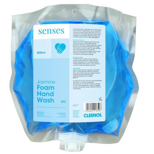Senses Foam Hand Wash 800ml - Cleenol