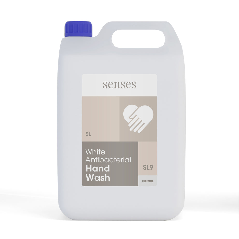 Senses White Antibacterial Hand Wash, 5 Litres – Medisave UK