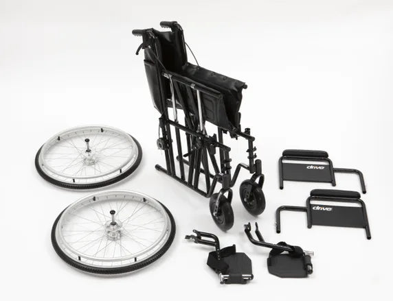 Sentra Wheelchair with Drum Brakes (24")